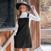 Women's Corduroy Front Pocket Overalls Mini Dress - Cupshe - 2 of 4