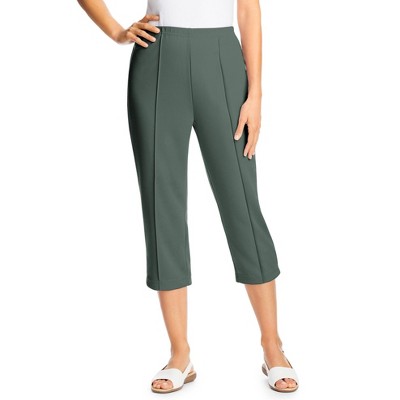 Woman Within Plus Size Petite The Hassle-Free Soft Knit Capri
