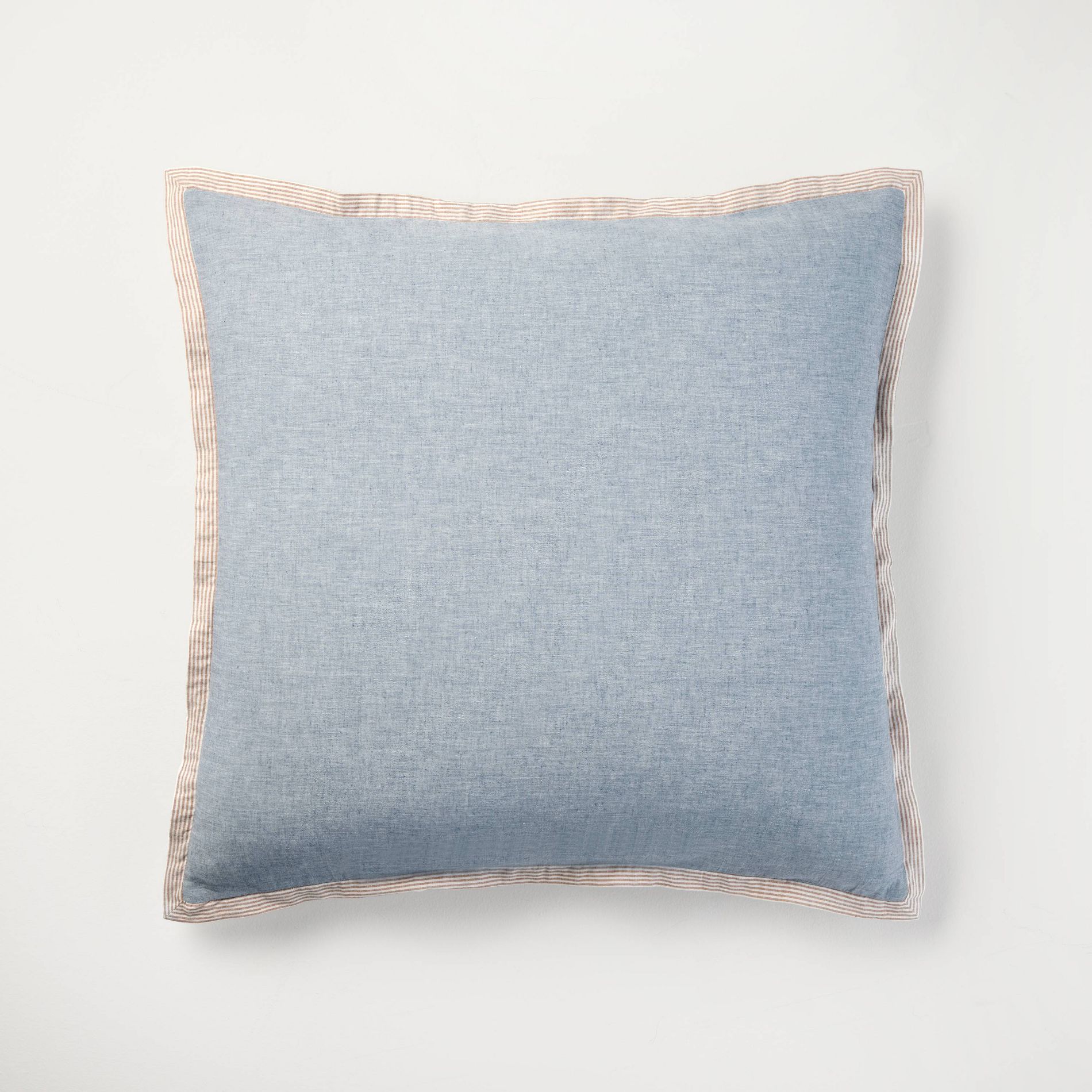 26"x26" Euro Square Striped Throw Pillow - Hearth & Hand™ with Magnolia