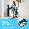 Joyfy Inflatable Pool Floats Chairs, Water Hammock Floating Lounge Adult, Tropical Leaves Beach Lake Floaties Lounger for Relaxing Swimming Party - 2 of 4