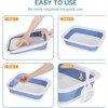 HTUTWOO Collapsible Kitty Litter Box, Open Top Cat Litter Tray With Scoop And Litter Bag, Anti-Splashing Waterproof Cat Toilet Potty Pan 17.7" X 13.5" - 4 of 4