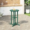 WestinTrends Malibu 37" All Weather HDPE Outdoor Patio Counter Height Bistro Table - Round - 2 of 4