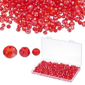 Unique Bargains Jewelry Making Craft Embellishments DIY Rondelle Beads - 1 of 4