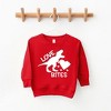 The Juniper Shop Love Bites Dinosaur Toddler Graphic Sweatshirt - 2 of 2