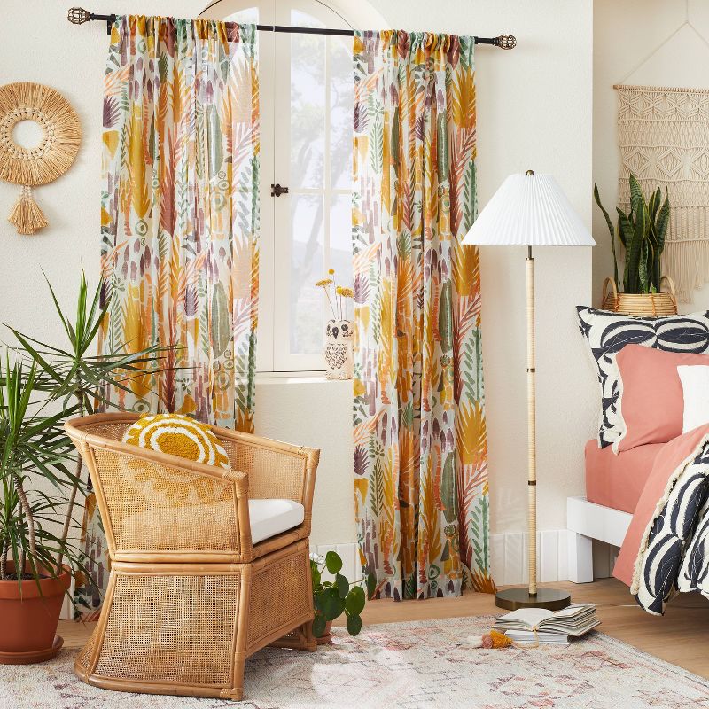 1pc Sheer Burnout Window Curtain Panel - Opalhouse™ designed with Jungalow™, 3 of 12