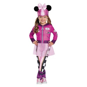 Halloween Girls Minnie Mouse Roadster Classic Costume S(4-6X), Girl