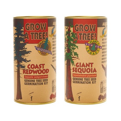 2pk Coast Redwood & Giant Sequoia Seed Grow Kit - The Jonsteen Company