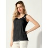 Allegra K Women's Loose Fit Summer Casual Strap Tops Trendy Sleeveless Tank Top - 3 of 4