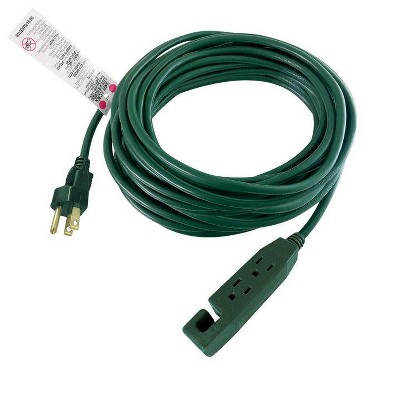 Projex Outdoor 50 Ft. L Green Extension Cord 16/3 : Target