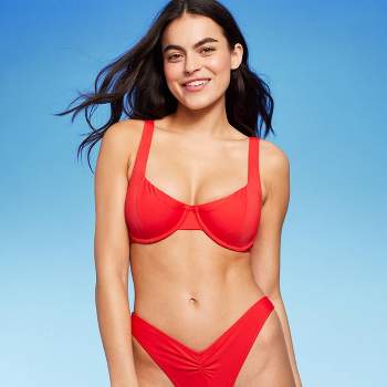 Red : Bikinis & Two-Piece Swimsuits for Women : Target