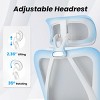 Racxily Ergonomic Office Chair with Footrest, Mesh Office Desk Chair with Headrest, High Back Computer Chair with Adjustable Lumbar Support - 4 of 4