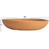 Storied Home Boho Shallow Terracotta Serving Bowl, Distressed Finish - 3 of 4