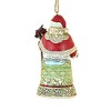 Jim Shore 4.5 Inch New Zealand Santa Ornament Heartwood Creek Tree Ornaments - 2 of 3