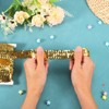 Unique Bargains Waterproof Flat Elastic Crafts Sewing Dress Sequins Trim Ribbon - 3 of 4