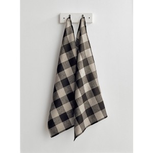 Solino Home Linen Buffalo Check Kitchen Towels - 1 of 4