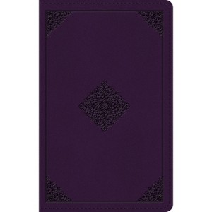 ESV Large Print Personal Size Bible, Red Letter (Trutone, Lavender, Ornament Design) - by  Esv Bibles (Leather Bound) - 1 of 1