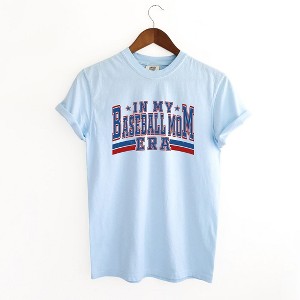 Simply Sage Market Women's In My Baseball Mom Era Short Sleeve Garment Dyed Tee - 1 of 3