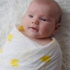 WeeSprout Organic Swaddle Blankets, Set of 2 Muslin Swaddle Baby Blankets, Extra Large 47" x 47" - 2 of 4