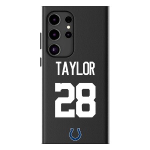 Keyscaper Jonathan Taylor Indianapolis Colts 28 Game Tactic MagSafe Compatible Cell Phone Case for Galaxy S24 Ultra - 1 of 4