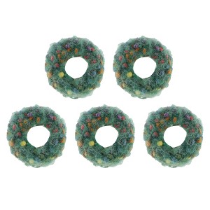 Unique Bargains Women's Fashion Elegant Plush Hair Ropes 5 Pcs - 1 of 3