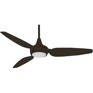 60" Minka Aire Seacrest Bronze Dimmable LED Outdoor Smart Ceiling Fan Wet Rated for Porch Patio Gazebo Exterior - 1 of 4