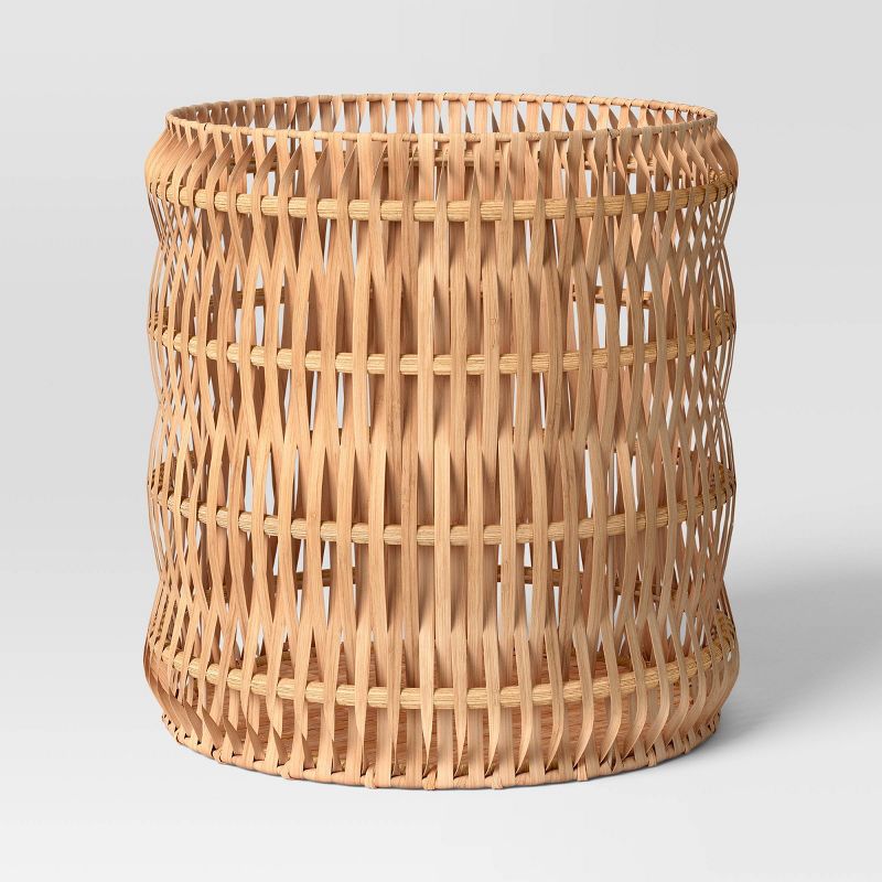 Small Vertical Natural Weave Basket - Threshold&#8482;, 1 of 5