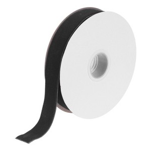 Unique Bargains Soft Single Face Spool Silky Velvet Ribbon for Bouquets DIY Crafts - 1 of 3