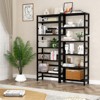 Aheaplus 6-Tiers Adjustable Shelving Unit,Bamboo Freestanding Display Storage Shelf - 2 of 4