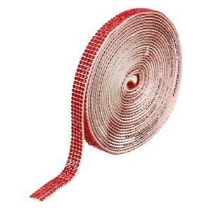 Unique Bargains Self-Adhesive Crafts Decorations Crystal Rhinestone Diamond Ribbons - 1 of 4