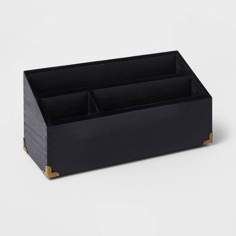 Wood Desktop Storage Unit Black - Threshold&#8482;, 1 of 7