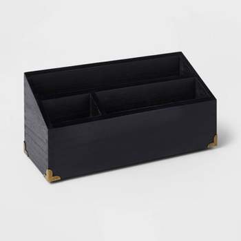 Wood Desktop Storage Unit Black - Threshold™