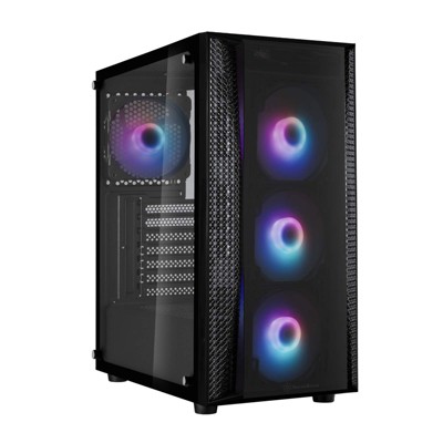 SilverStone Technology FARA B1 PRO, ARGB Lighting, Tempered Glass, mid Tower ATX Chassis, SST-FAB1B-PRO