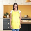 Dalix Waist Aprons Commercial Restaurant Home Bib Spun Poly Cotton Kitchen (3 Pockets) - 2 of 4
