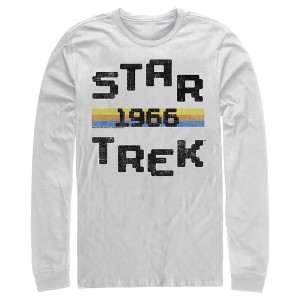Men's Star Trek: The Original Series Retro Pixel 1966 Long Sleeve Shirt - 1 of 4