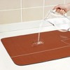 REGALWOVEN Large Diatomaceous Stone Dish Drying Mat for Kitchen Counter, Dishes, Cups, and Utensils 1 Pc - 3 of 4