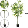 Lemon Tree Artificial, Fake Lemon Tree, with Realistic Trunks Fruitsand Leaves, Artificial Plants Indoor Perfect for Home Living Room Porch Balcony - 2 of 4