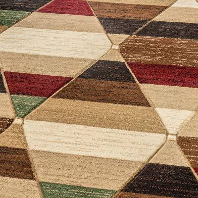 red/brown/cream