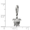 Black Bow Jewelry Sterling Silver Turtle Clip-on Bead Charm - 2 of 4
