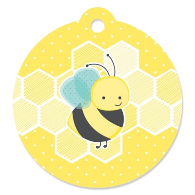 Big Dot of Happiness Honey Bee - Baby Shower or Birthday Party Favor Gift Tags (Set of 20)