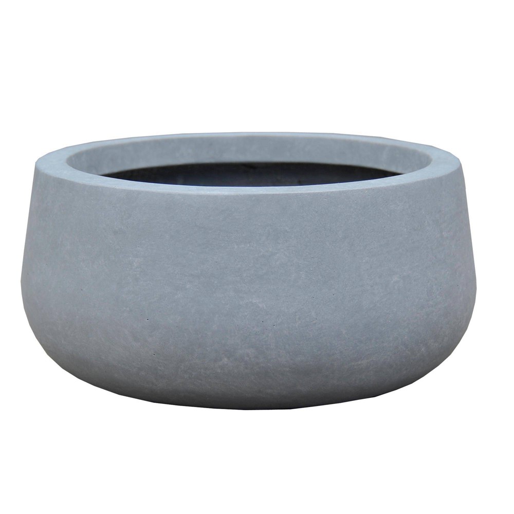 Photos - Flower Pot Rosemead Home & Garden, Inc. 16" Wide Kante Lightweight Outdoor Concrete O