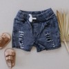 Kids Jackson Distressed Denim Shorts - Olive + Scout - 4 of 4