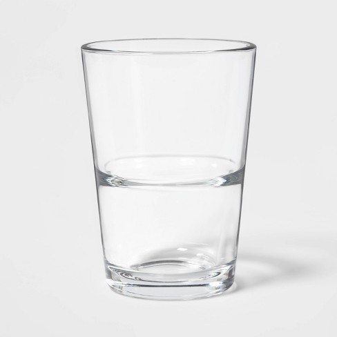 8oz 6pk Glass Stacking Juice Glass - Threshold™ : Target