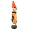 Lori Mitchell 7.5 Inch Orange Crayon Figurine Halloween Coloring Figurines - 3 of 3