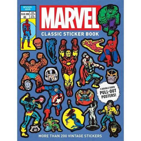 Marvel Classic Sticker Book - by Marvel Entertainment (Paperback)
