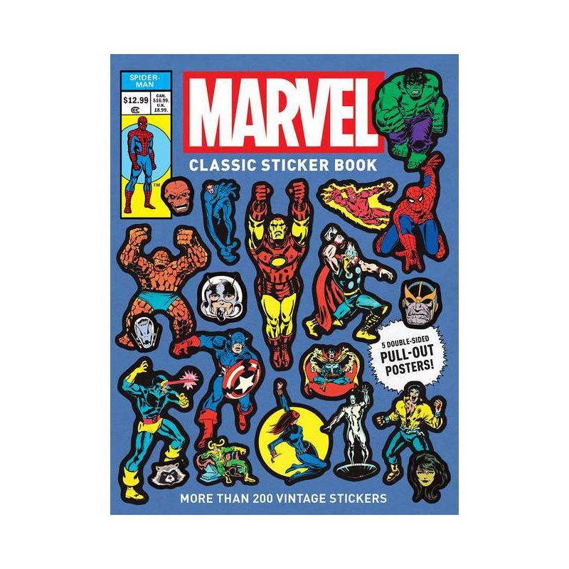 Marvel Classic Sticker Book - by  Marvel Marvel Entertainment (Paperback), 1 of 2