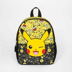 Kids' Pokémon 12" Mini Backpack - Black - 1 of 2
