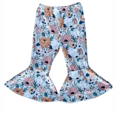 Women's Lina Pleated Bell Bottoms - Bailey's Blossoms