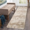 Large Shag Rug Living Room Bedroom Area Rug Non Slip Ultra Soft Modern Solid Color Nursery Throw Carpet Cozy Plush Fuzzy Tie-Dyed Rug - 2 of 4