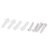 Unique Bargains Bedroom Bathroom Butterfly Style Wall Mounted Hook Hanger Silver Tone 2.8"x2.5"x1.4" 2 Pc - 4 of 4