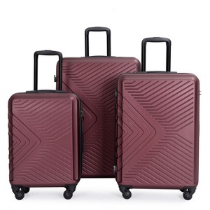 Belatt 3-Piece Luggage Set (20/24/28") - TSA Lock, 4 Spinner Wheels, Scratch-Resistant Hard Shell & Organized Interior - 1 of 4